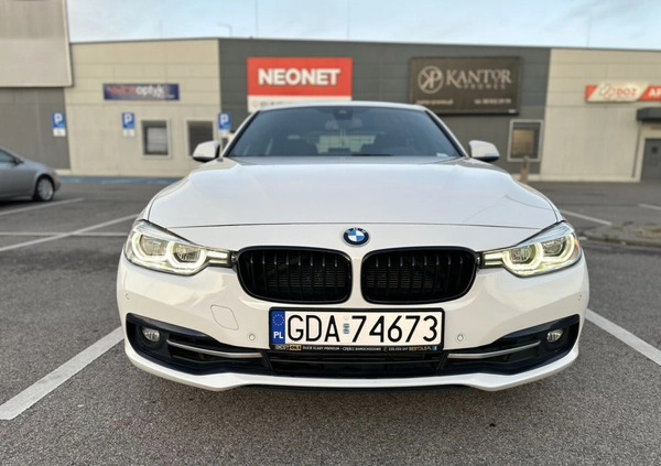BMW Seria 3 cena 80900 przebieg: 122000, rok produkcji 2016 z Czerniejewo małe 137